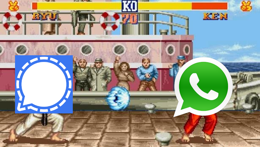 Signal vs. Whatsapp